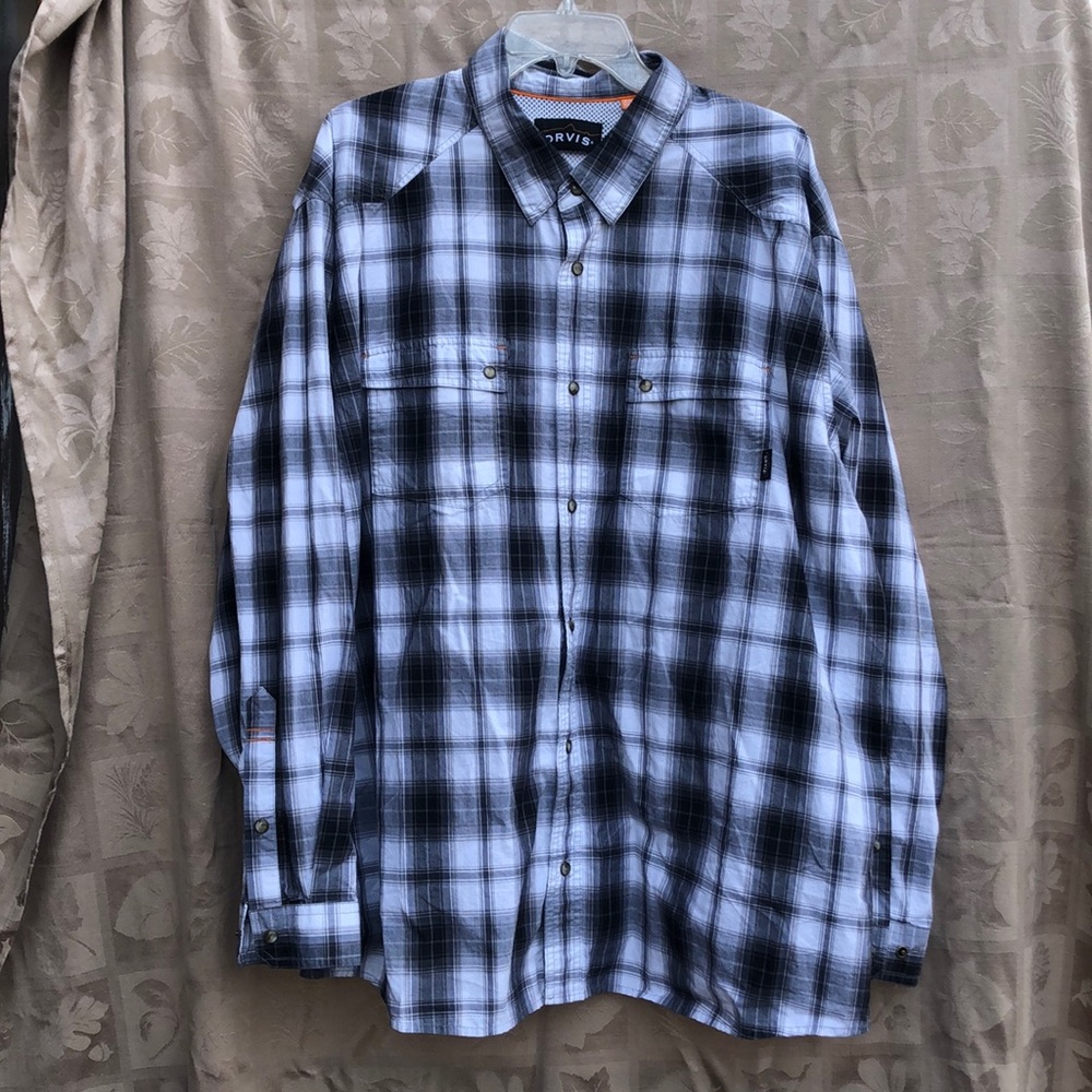 Orvis plaid shirt size XXL